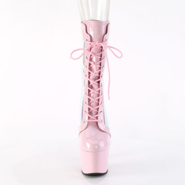 7" Heel, 2 3/4" PF Lace-Up Front Anke Boot, Back Zip - Image 2