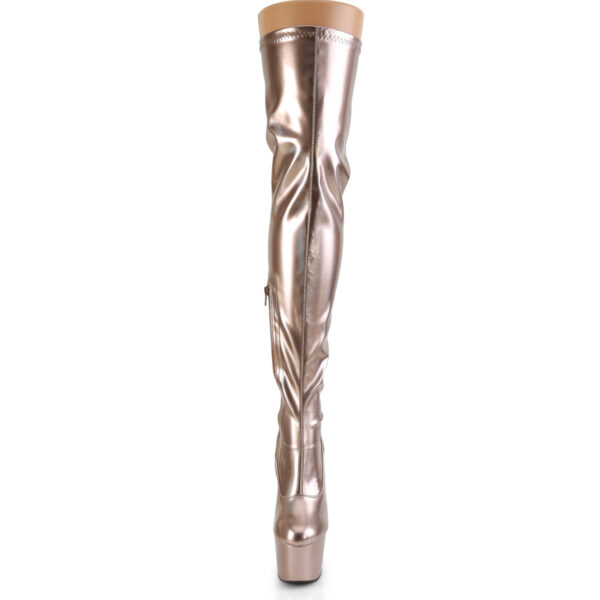**7" Heel, 2 3/4" PF Stretch Thigh Boot, Side Zip - Image 2