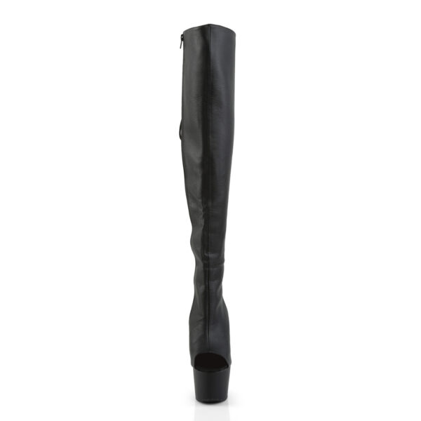 7" Heel, 2 3/4"PF Open Toe/Heel Over-The-Knee Boot, Side Zip - Image 2