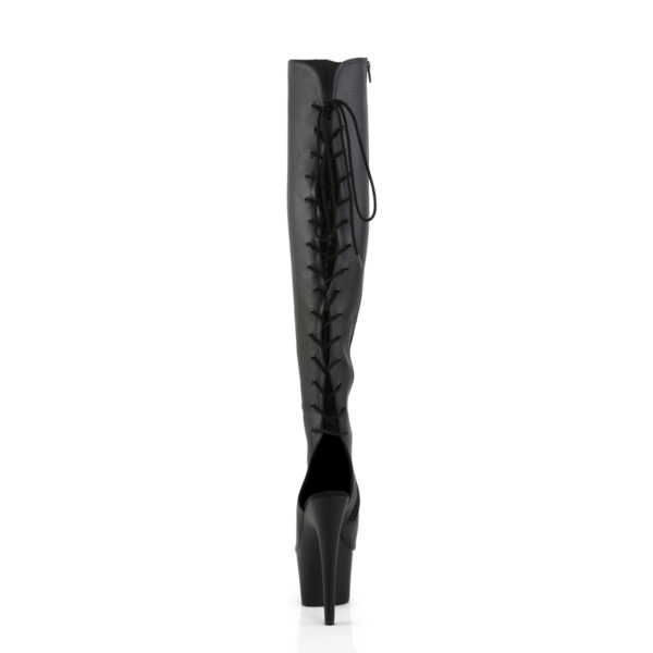 7" Heel, 2 3/4"PF Open Toe/Heel Over-The-Knee Boot, Side Zip - Image 4