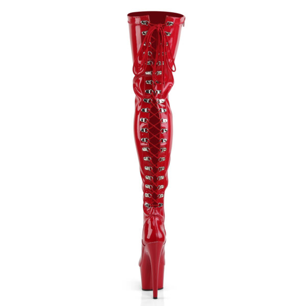 7" Heel, 2 3/4" PF Stretch Thigh Boot, Side Zip - Image 4