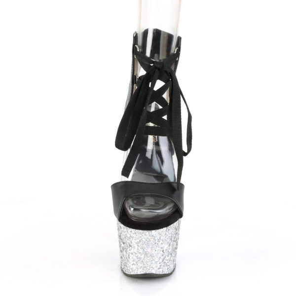 7" Heel, 2 3/4" PF Front Lace-up Sandal - Image 2