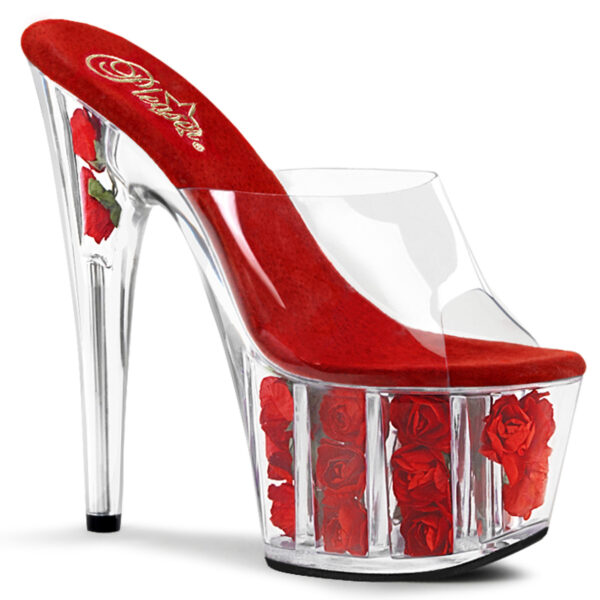 7" Heel, 2 3/4" PF Flower-filled Slide