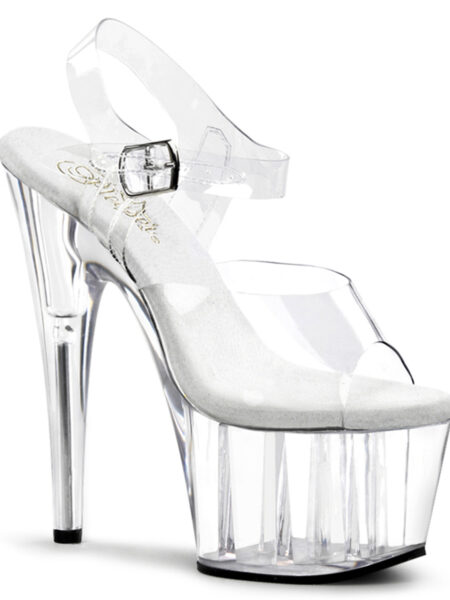 7″ Heel, 2 3/4″ PF Ankle Strap Sandal
