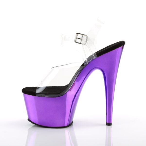 7" Heel, 2 3/4" PF Ankle Strap Sandal - Image 3