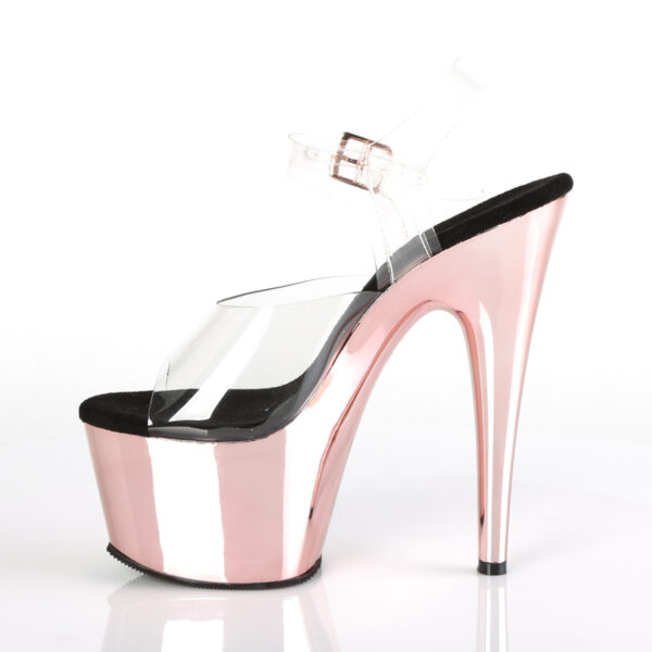 7" Heel, 2 3/4" PF Ankle Strap Sandal - Image 3