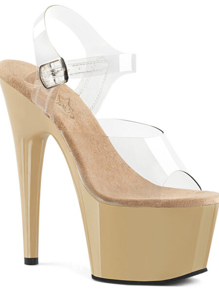 7" Heel, 2 3/4" PF Ankle Strap Sandal