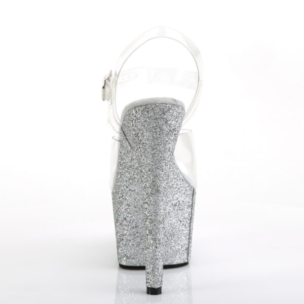 7" Heel, 2 3/4" PF Ankle Strap Sandal - Image 4