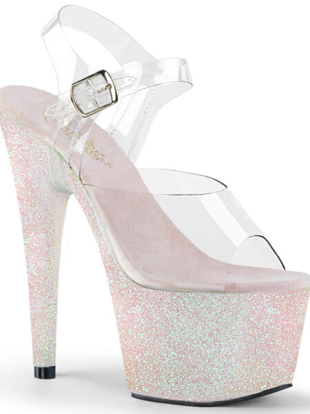 7" Heel, 2 3/4" PF Ankle Strap Sandal