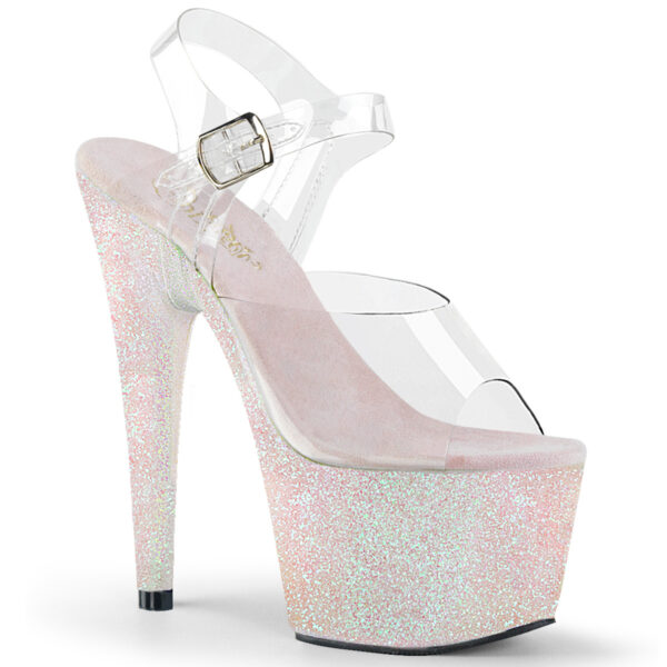 7" Heel, 2 3/4" PF Ankle Strap Sandal