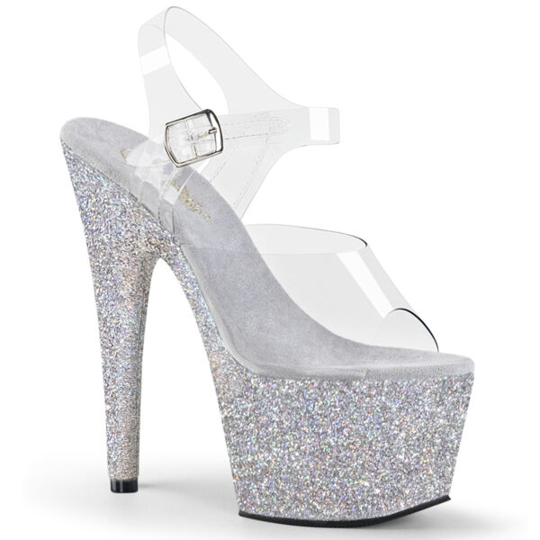 7" Heel, 2 3/4" PF Ankle Strap Sandal