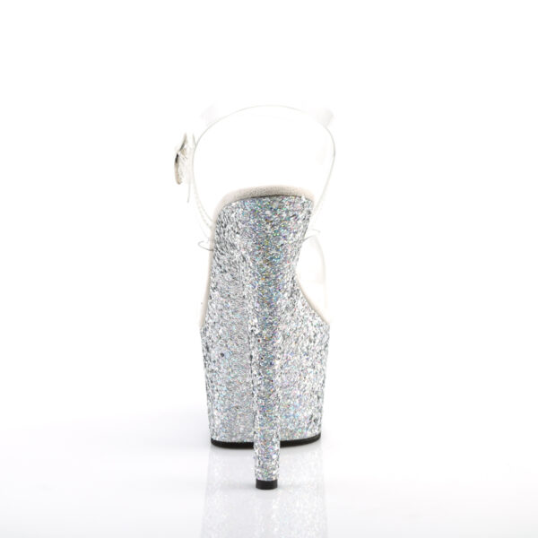 7" Heel, 2 3/4" PF Ankle Strap Sandal - Image 4