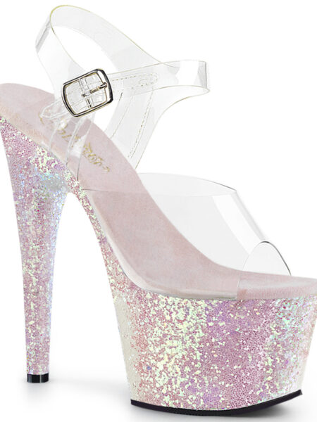 7" Heel, 2 3/4" PF Ankle Strap Sandal