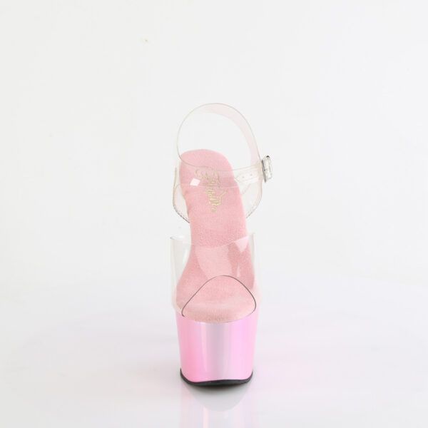 7" Heel, 2 3/4" PF Ankle Strap Sandal - Image 2
