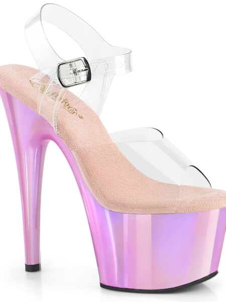 7" Heel, 2 3/4" PF Ankle Strap Sandal