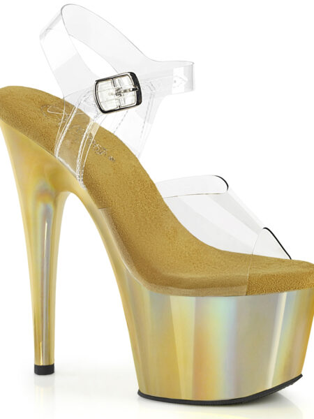 7" Heel, 2 3/4" PF Ankle Strap Sandal