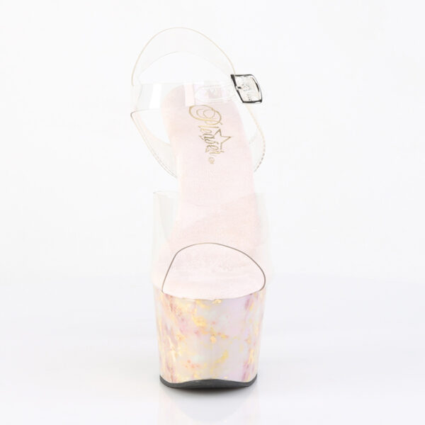 7" Heel, 2 3/4" PF Ankle Strap Sandal - Image 2
