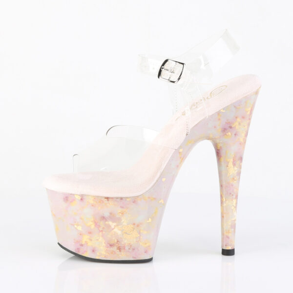 7" Heel, 2 3/4" PF Ankle Strap Sandal - Image 3