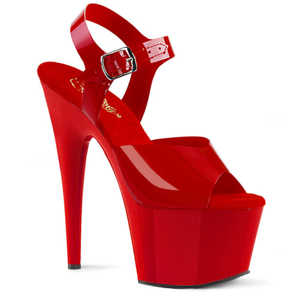 7" Heel, 2 3/4" PF Ankle Strap Sandal