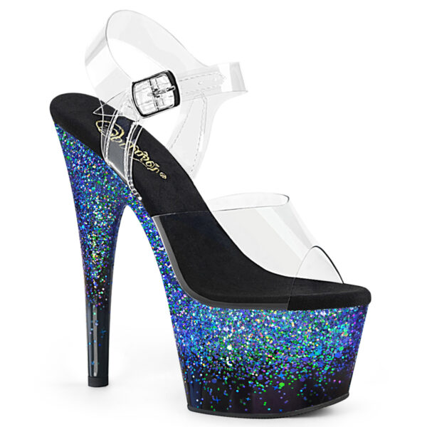 7" Heel, 2 3/4" PF Ankle Strap Sandal