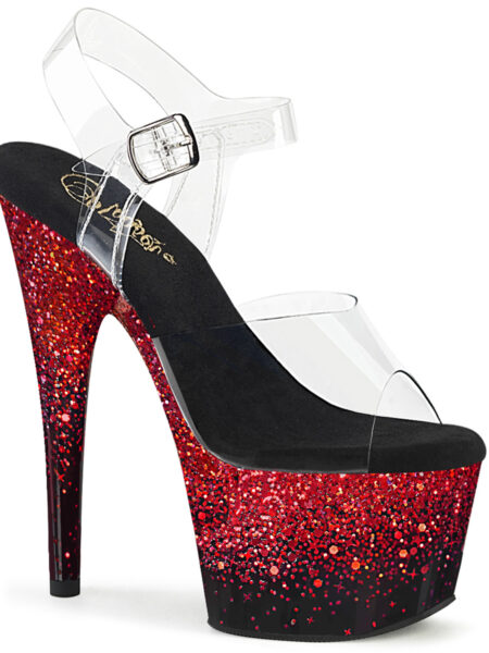 7" Heel, 2 3/4" PF Ankle Strap Sandal