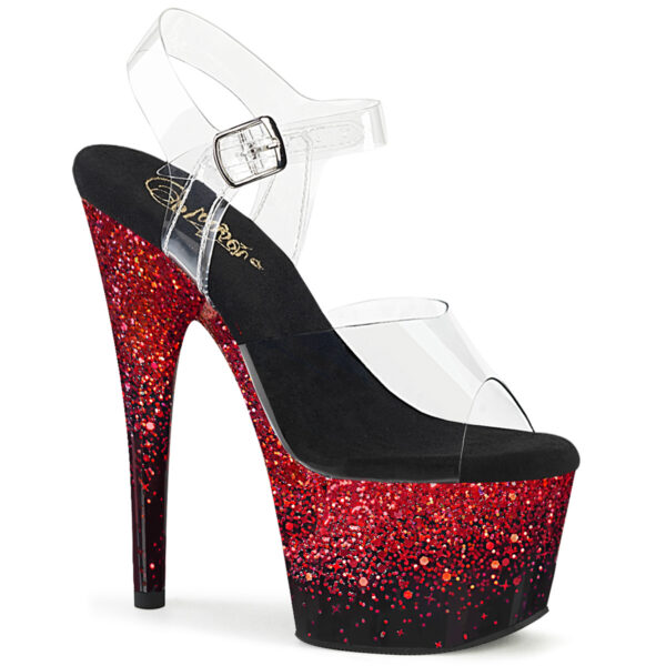 7" Heel, 2 3/4" PF Ankle Strap Sandal