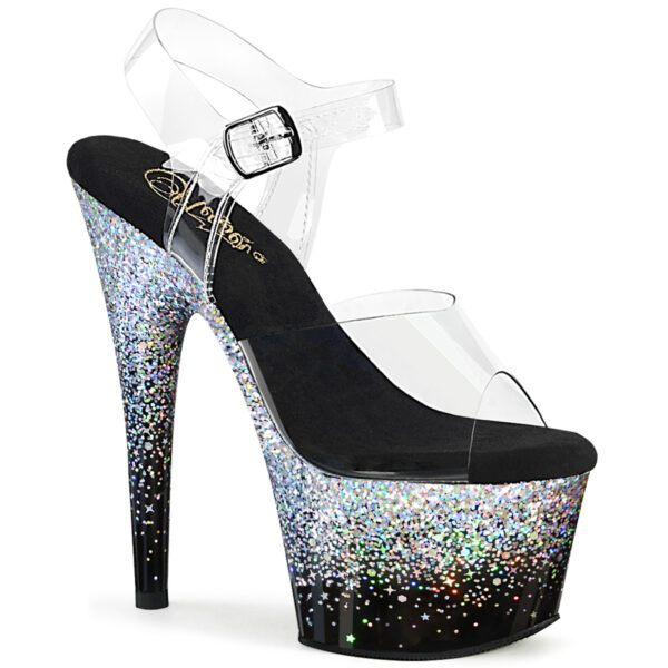 7" Heel, 2 3/4" PF Ankle Strap Sandal