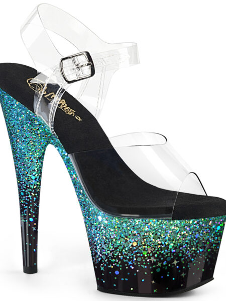 7" Heel, 2 3/4" PF Ankle Strap Sandal