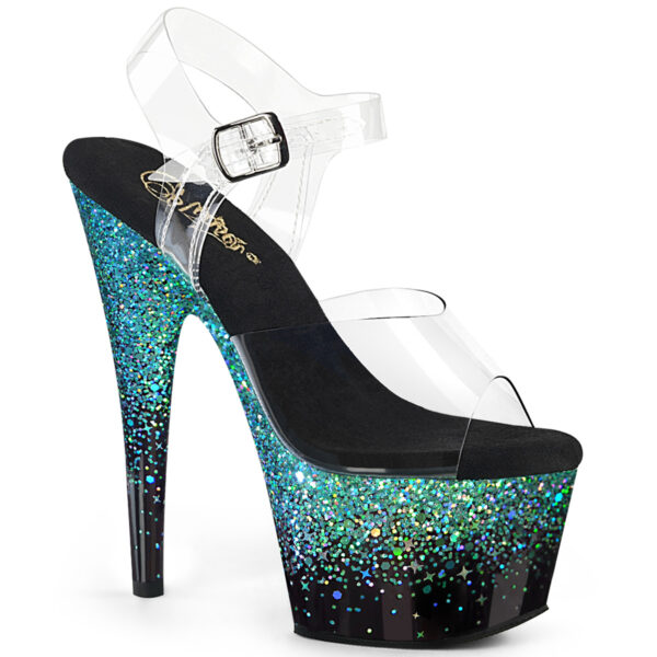 7" Heel, 2 3/4" PF Ankle Strap Sandal