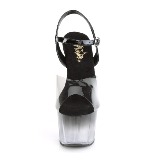 7" Heel, 2 3/4" PF Ombre Ankle Strap Sandal - Image 2