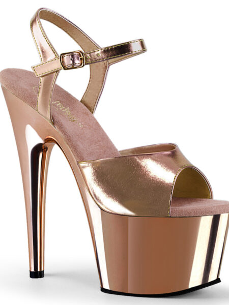 7" Heel, 2 3/4" PF Ankle Strap Sandal