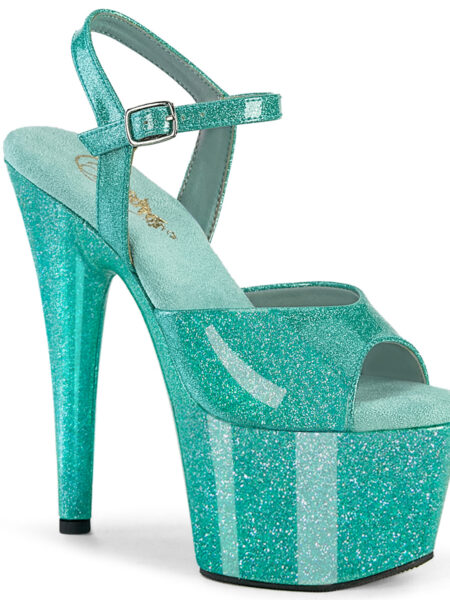 7" Heel, 2 3/4" PF Ankle Strap Sandal
