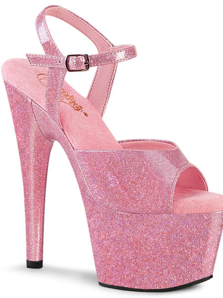 7" Heel, 2 3/4" PF Ankle Strap Sandal