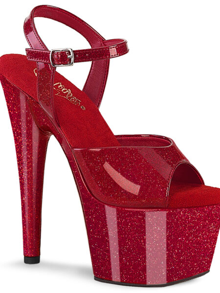 7" Heel, 2 3/4" PF Ankle Strap Sandal