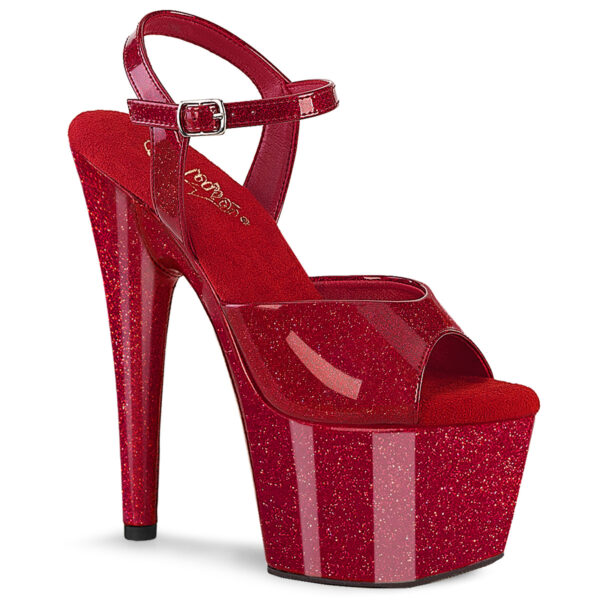7" Heel, 2 3/4" PF Ankle Strap Sandal