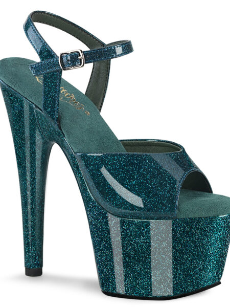 7" Heel, 2 3/4" PF Ankle Strap Sandal