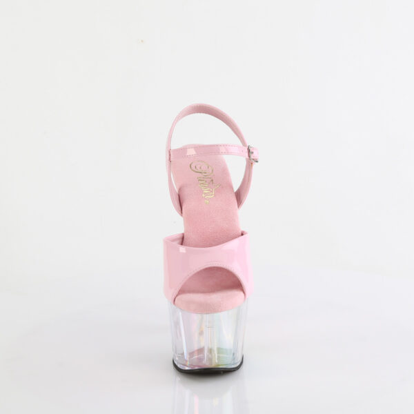 7" Heel, 2 3/4" Tinted PF Ankle Strap Sandal - Image 2