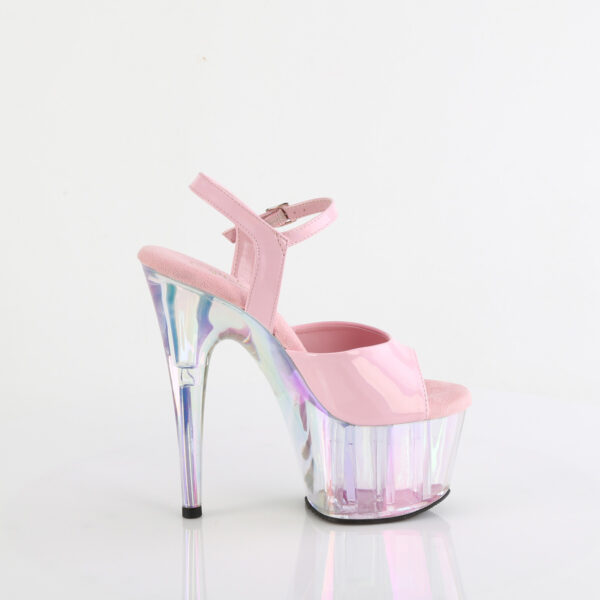 7" Heel, 2 3/4" Tinted PF Ankle Strap Sandal - Image 5