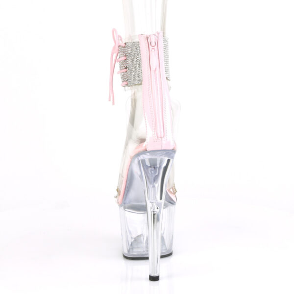 7" Heel, 2 3/4" PF Ankle Cuff Sandal w/RS, Back Zip - Image 4