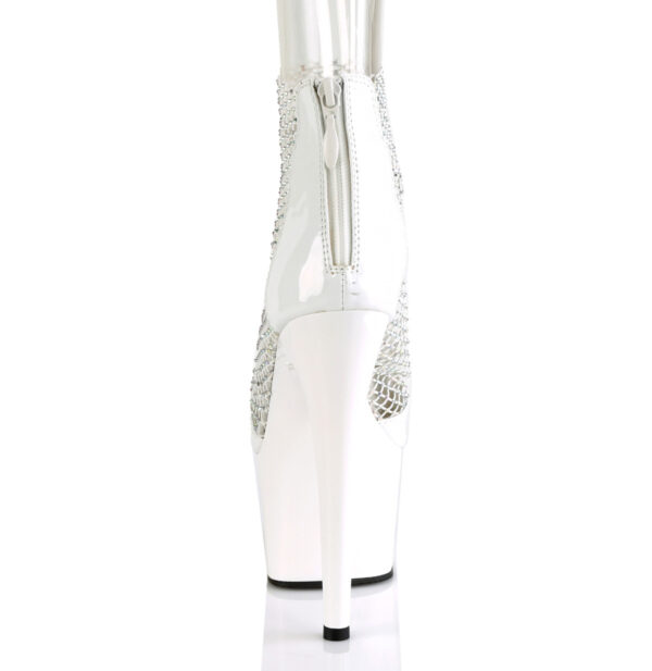 7" Heel, 2 3/4" PF Close Back Shootie Sandal, Back Zip - Image 4