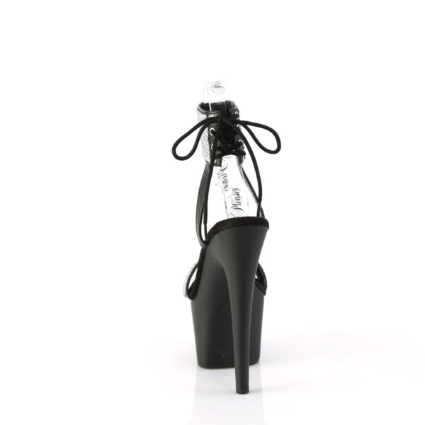 7" Heel, 2 3/4" PF Lace-Up Back Ankle Cuff Sandal w/RS - Image 4