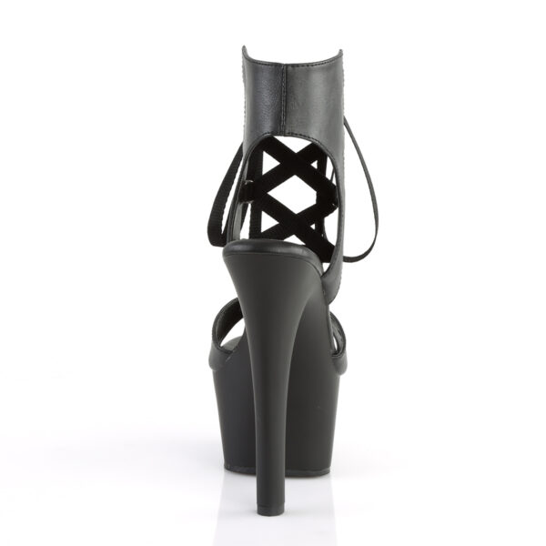 6" Heel, 2 1/4" PF Front Lace-Up Sandal - Image 4