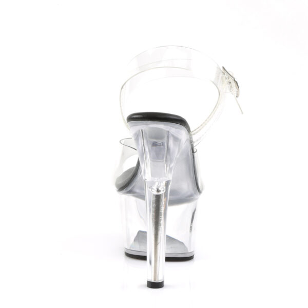 6" Heel, 2 1/4" PF Vegan Friendly Ankle Strap Sandal - Image 4