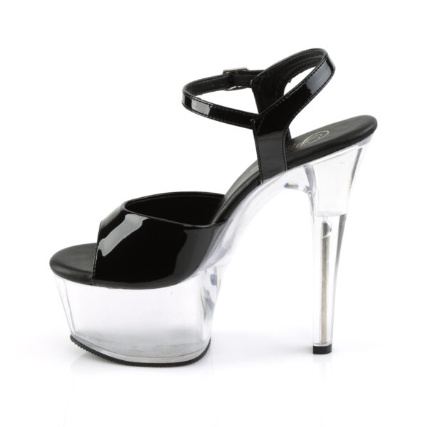 6" Heel, 2 1/4" PF Vegan Friendly Ankle Strap Sandal - Image 3