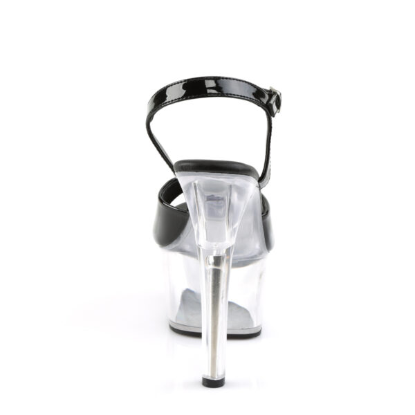 6" Heel, 2 1/4" PF Vegan Friendly Ankle Strap Sandal - Image 4
