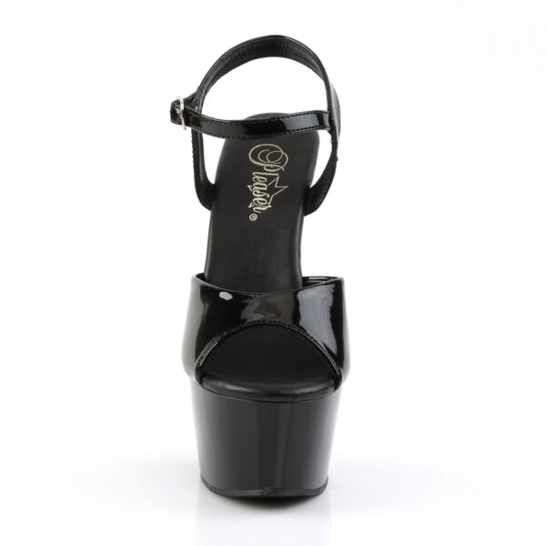 6" Heel, 2 1/4" PF Vegan Friendly Ankle Strap Sandal - Image 2