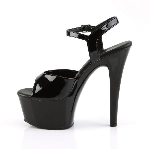 6" Heel, 2 1/4" PF Vegan Friendly Ankle Strap Sandal - Image 3