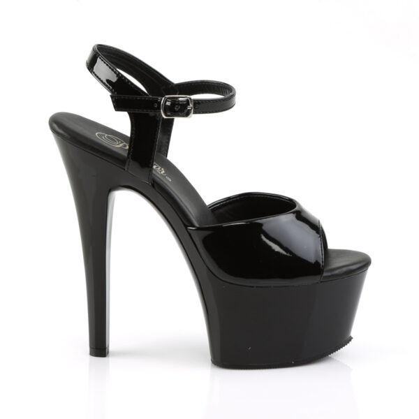 6" Heel, 2 1/4" PF Vegan Friendly Ankle Strap Sandal - Image 5