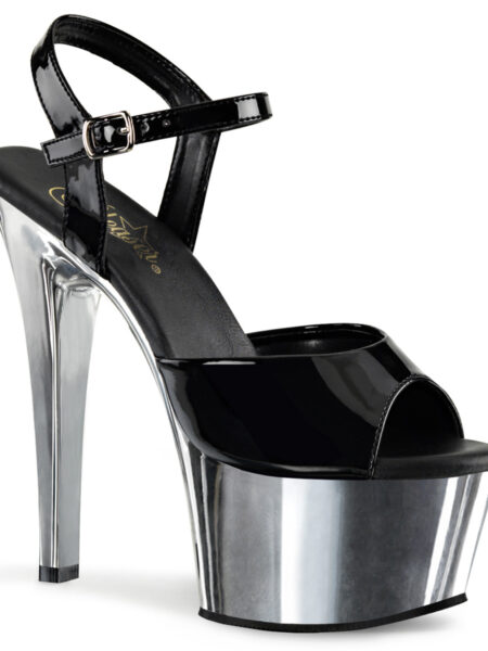 6" Heel, 2 1/4" PF Vegan Friendly Ankle Strap Sandal