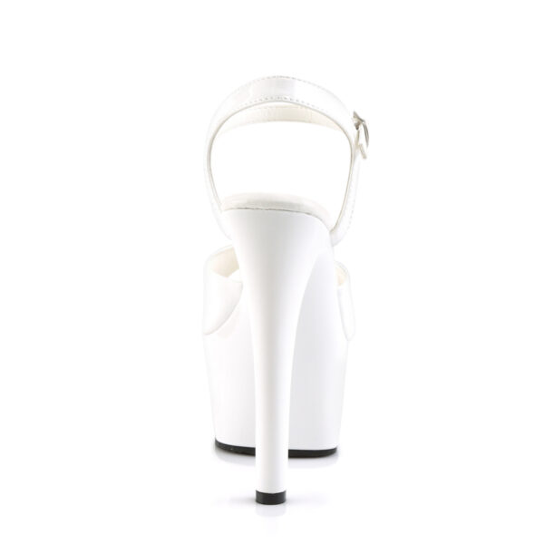 6" Heel, 2 1/4" PF Vegan Friendly Ankle Strap Sandal - Image 4
